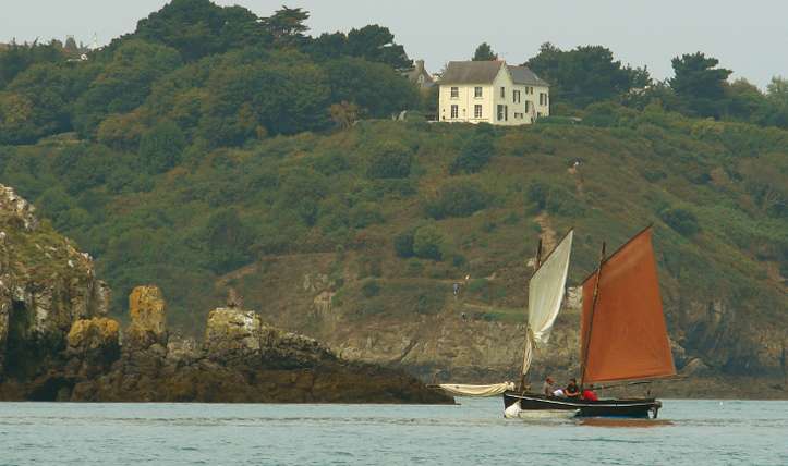 View of the house from the sea